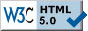 Valid HTML 5